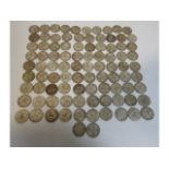 A quantity of pre-1946 shillings, 506g