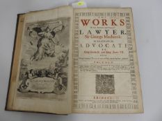 Book: Works of the Eminent & Learned Lawyer, Sir George Mackenzie