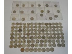 A quantity of pre-1947 sixpence coins, 331g
