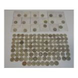 A quantity of pre-1947 sixpence coins, 331g