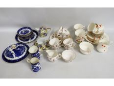 A small selection of Royal Worcester blue & white