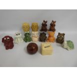 A collection of Sylvac novelty moneyboxes includin