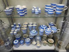A quantity of Cornish kitchenware including T. G.