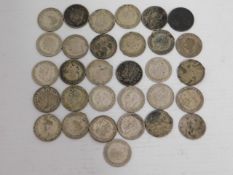 A quantity of sixpence coins, 1920-1946, 83.1g