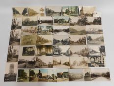 Approx. 42 postcards of Reading, England