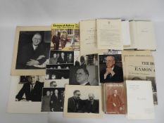 A quantity of Eamon De Valera books, photos & rela