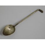 A novelty, 1937 London silver golf spoon inscribed