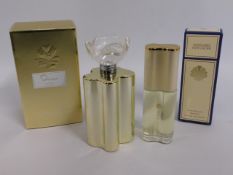 Bottles of perfume, Oscar De La Renta & Estee Laud