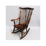 An antique rocking chair, 41in high
