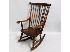 An antique rocking chair, 41in high