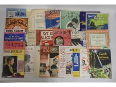 A quantity of sheet music including Beatles & Clif