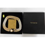 Franklin Mint Shakira Caine pearl necklace
