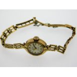A ladies 9ct gold Rotary wristwatch, 11.3g
