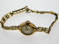 A ladies 9ct gold Rotary wristwatch, 11.3g