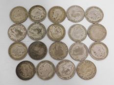 A quantity of 1920-1946 half crowns, 261.7g