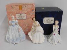 Two Coalport figures, Lily & Ladies of Fashion, tw