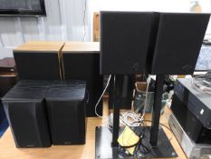 Three pairs of HIFI speakers