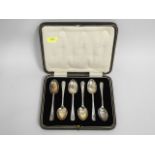 A case of Sheffield silver teaspoons, 1929 by Jame