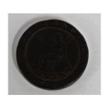 A 1797 George III two pence cartwheel coin