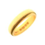 22ct gold wedding band