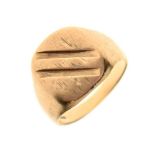 9ct gold signet ring