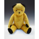 Golden mohair teddy bear