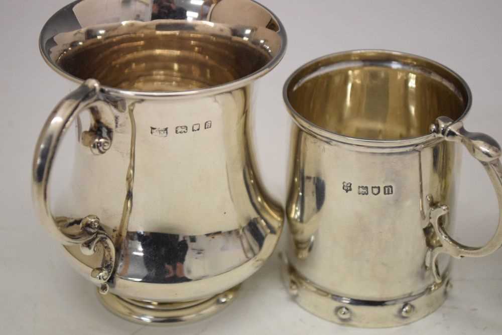 Three silver Christening mugs - Image 3 of 7