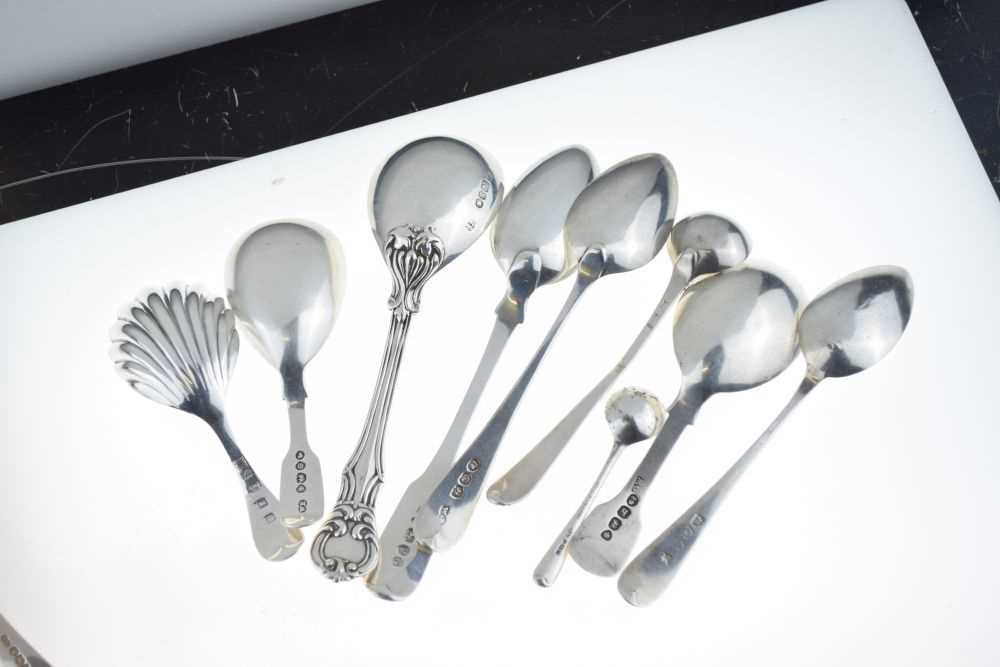 Quantity of Georgian and later caddy spoons, teaspoons, etc - Image 6 of 6