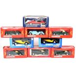 Nine boxed 1/18 scale Polistil & Tonka Polistil diecast model vehicles