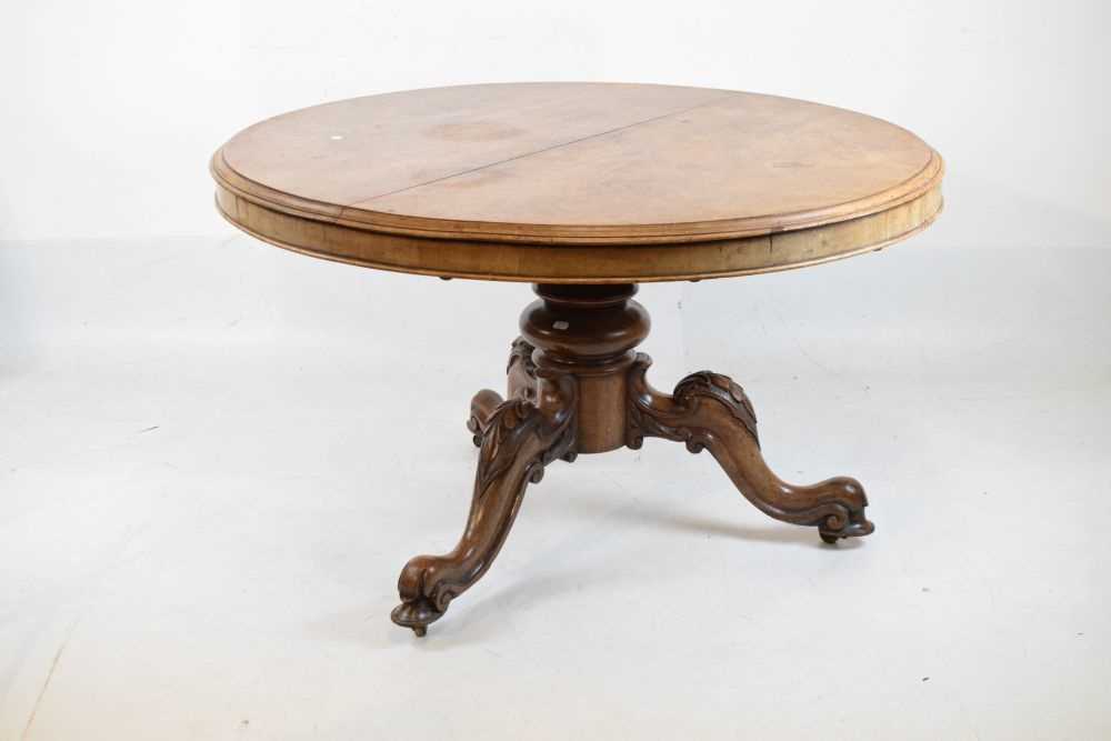 Victorian tilt-top centre or breakfast table - Image 3 of 6