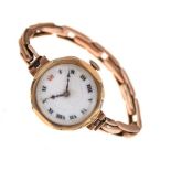 Lady's 9ct gold watch