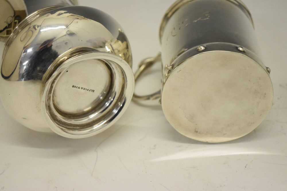 Three silver Christening mugs - Image 5 of 7
