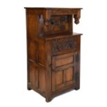 Small old reproduction press or court cupboard