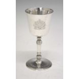 Elizabeth II silver goblet commemorative The Queen's Silver Jubilee