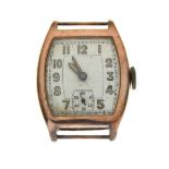 Gentleman's mid-Century 9ct gold watch