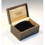 Rolex - Vintage watch box with a gilt coronet on the brown leatherette