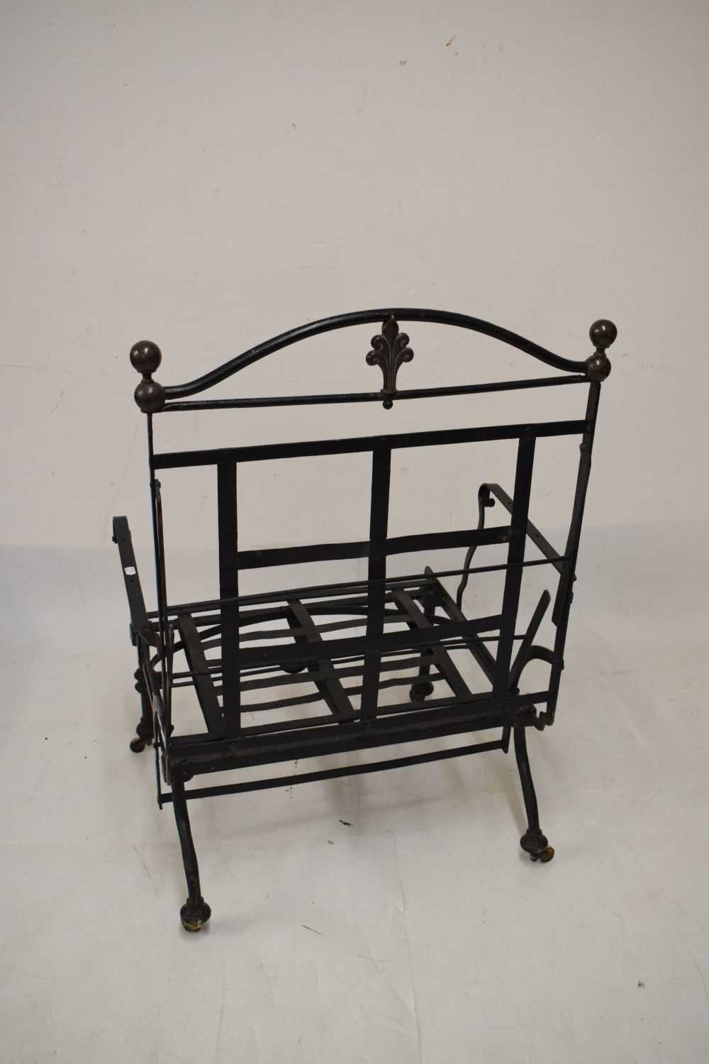 Cast iron campaign bed - Image 5 of 5