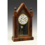 Late 19th Century American 'steeple' mantel clock