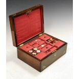 Rosewood Mother-of-pearl inlaid sewing box