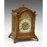 Early 20th Century German oak-cased mantel or bracket clock