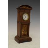 Early 20th Century 'miniature longcase' mantel clock