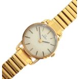 Omega - Lady's gold-cased wristwatch