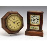 Late 19th Century American rosewood-cased mantel clock