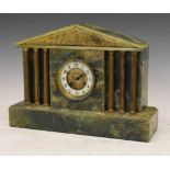 Early 20th Century green onyx mantel clock