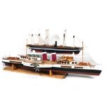 Model boats - SS Great Britain and the Waverley scratch built models