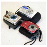 Digital Cameras - Kodak Easyshare, together with an Olympus M700 & Technika SH-1060