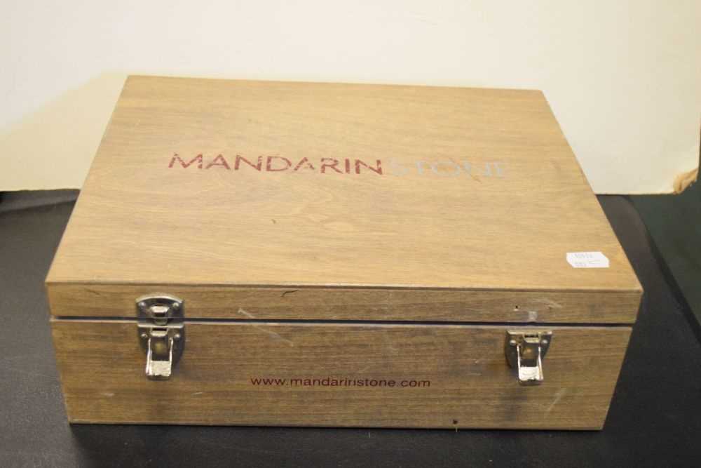 Box of 'Mandarin Stone' samples - Image 5 of 5