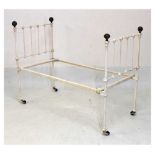 Late 19th Century/early 20th Century metal framed child's bed