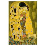 After Gustav Klimt - Vietnamese eggshell and lacquer print