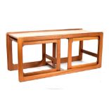 Macintosh of Kirkcaldy 1970s teak nest of coffee tables